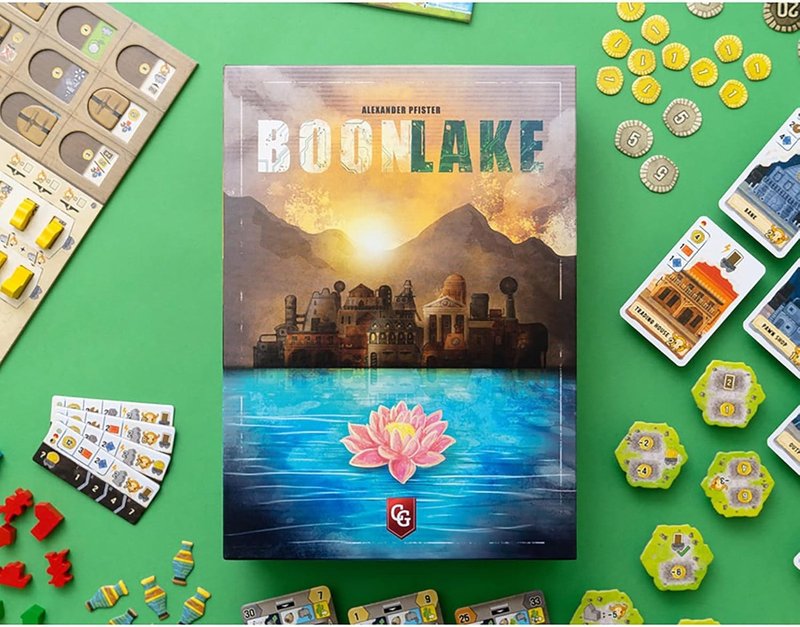 Boonlake: colonizar un lago con un rondel de acciones donde la misma acción vale más o menos según cuándo llegues a ella