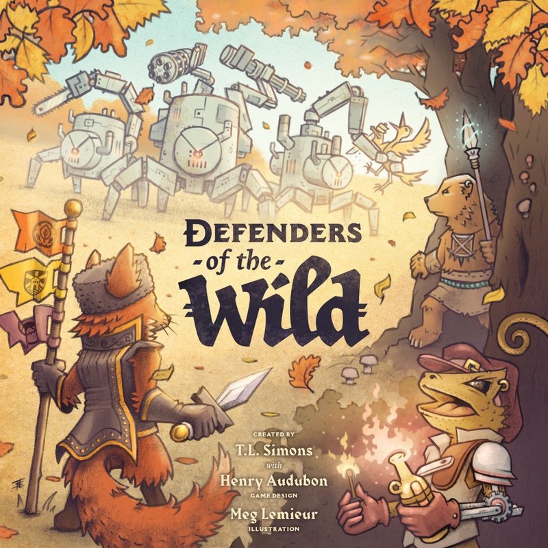 Defenders of the Wild: cuatro facciones de animales cooperan contra las máquinas en un mapa hexagonal que cambia cada partida