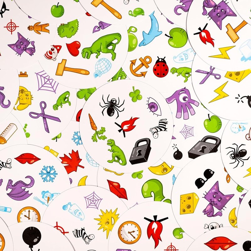 Dobble: matemática elegante disfrazada de velocidad visual