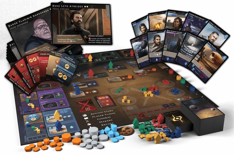 Dune: Imperium — worker placement y deckbuilding en el desierto donde todo se mezcla bien