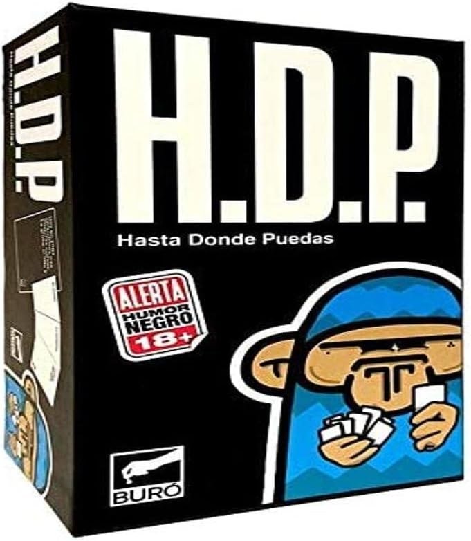 HDP (Hasta Donde Puedas): humor negro, cartas blancas con respuesta y el juego que averigua quién es el más HDP de tu grupo