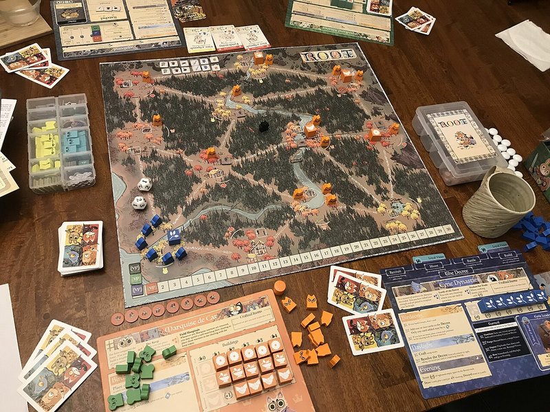 Root vs Scythe vs Inis: tres juegos de área de control con asimetría y cuál es el correcto para tu grupo