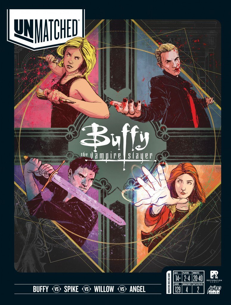 Unmatched: Buffy the Vampire Slayer — la cazavampiros con dos identidades y el Maestro que convierte el tablero en su cripta