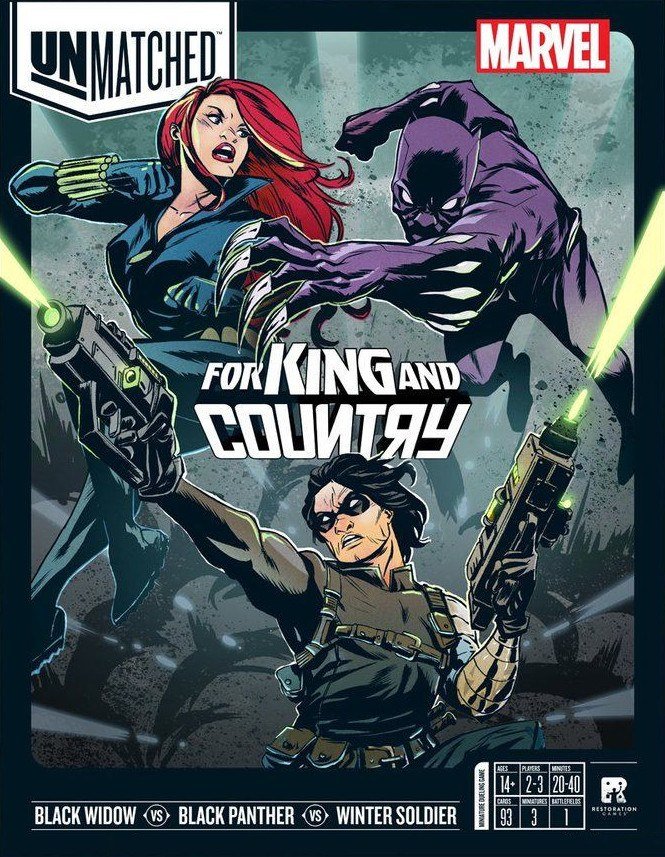 Unmatched: For King and Country — Robin Hood, Maid Marian, Ricardo Corazón de León y la Reina Isabel en la caja más política del sistema