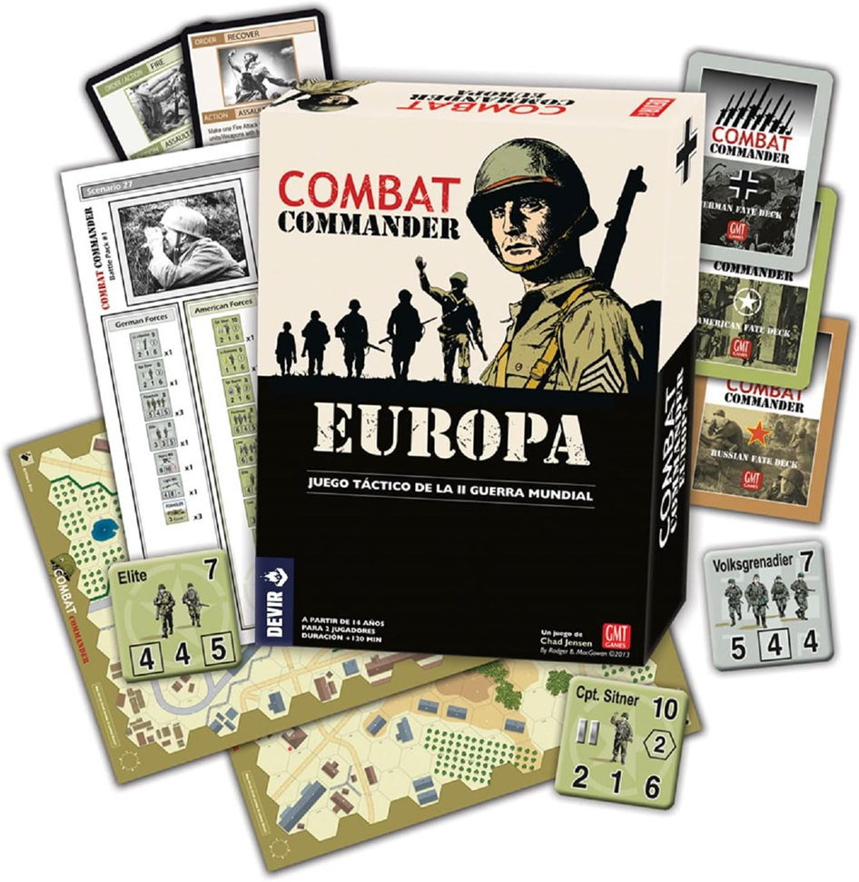 Combat Commander: Europa — el wargame táctico de la WWII donde no puedes atacar si no tienes la carta de fuego en la mano