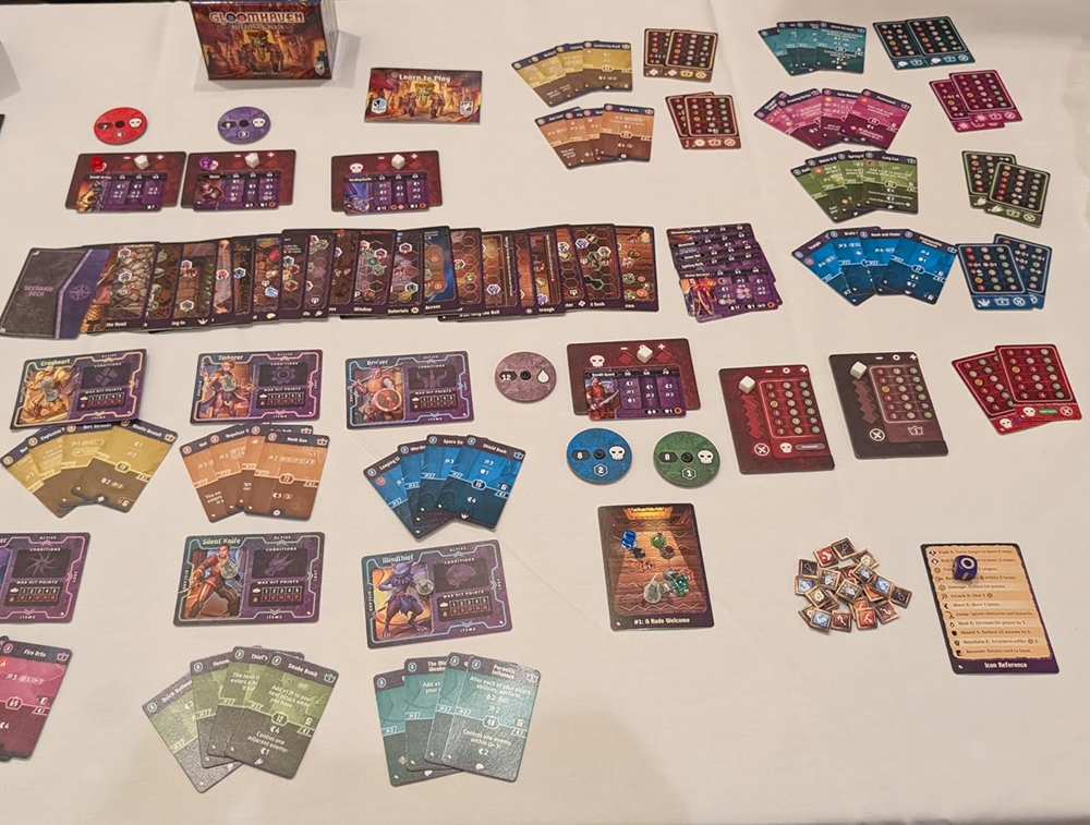 Gloomhaven: Buttons & Bugs — el dungeon crawler más grande del hobby en ochenta cartas