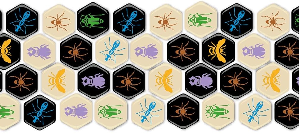 Hive: abstracto sin tablero, sin cartas y con piezas que pesan como deben pesar