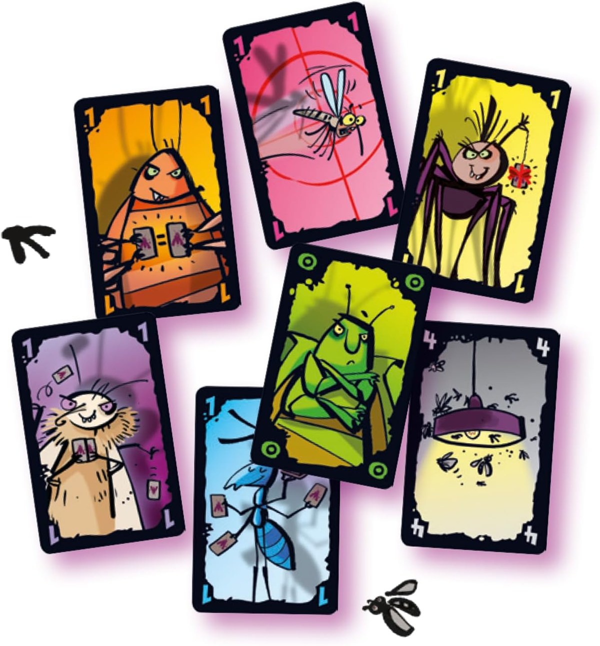 Polilla Tramposa: hacer trampas está permitido, el chinche guardián intenta pillarte y la última carta tienes que jugarla limpio