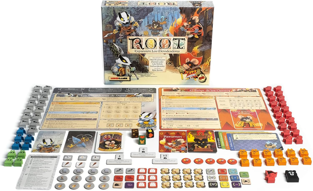Root: Merodeadores — el señor rata que quema el bosque y los caballeros que buscan reliquias, más los Mercenarios que lo cambian todo