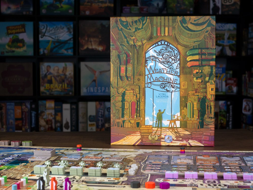 Weather Machine: un solo trabajador, cinco regiones y la máquina meteorológica más complicada que Lacerda ha puesto sobre una mesa