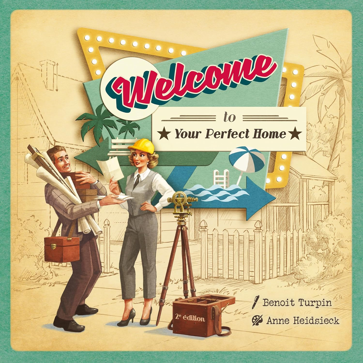 Welcome To...: números que se escriben en orden ascendente, casas de suburbia americana y el flip & write donde la restricción de secuencia es toda la mecánica